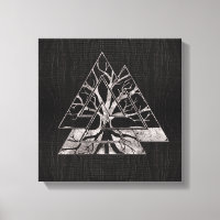 Valknut Symbol und Baum des Lebens - Yggdrasil