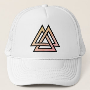 Valknut-Symbolvariante Truckerkappe