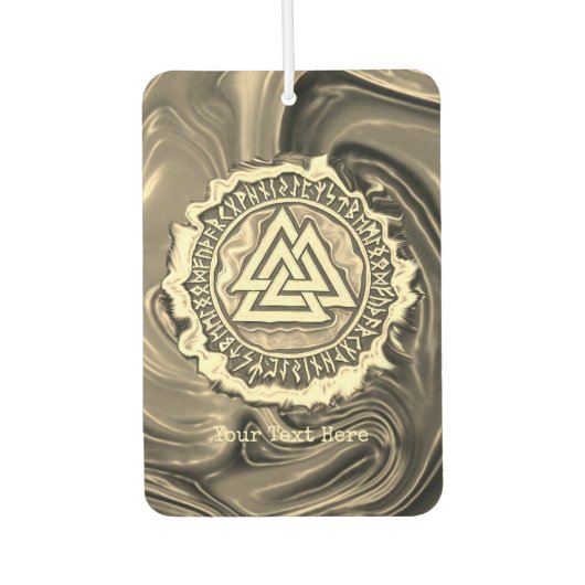 Valknut (vertrocknet) autolufterfrischer (Vorderseite)