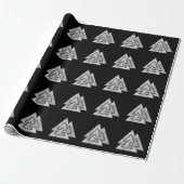 Valknut Viking Design Geschenkpapier (Ungerollt)