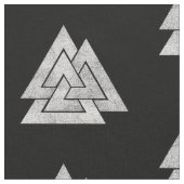 Valknut Viking Design Stoff (Nahaufnahme)