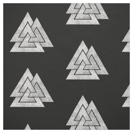 Valknut Viking Design Stoff (Muster)