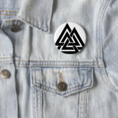 Valknut Viking Nordic Protection Symbol Odin Button (Beispiel)