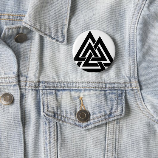 Valknut Viking Nordic Protection Symbol Odin Button (Beispiel)