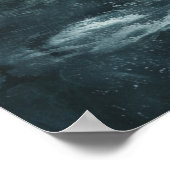 Valknut Viking Ships Samhain Halloween Nordic Poster (Ecke)