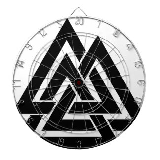 Valknut Viking Skandinavier-nordisches Dartscheibe