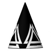 Valknut Viking Triangle Art Partyhütchen (Vorderseite)