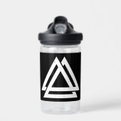 Valknut Viking Trinkflasche (Vorne)