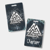 Valknut~ (Wavy) Ausweis (Vorder- & Rückseite)
