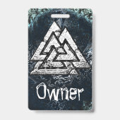 Valknut~ (Wavy) Ausweis (Rückseite)