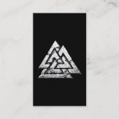 Valknut~ (Wavy) Visitenkarte (Vorderseite)