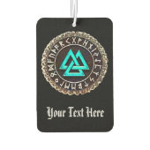 Valknut (Wicklung) Autolufterfrischer (Rückseite)