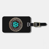 Valknut (Wicklung) Gepäckanhänger (Vorderseite horizontal)