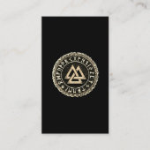 Valknut (WindingGOLD) Business Card Visitenkarte (Vorderseite)