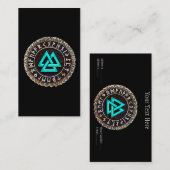 Valknut~ (Windung)  Visitenkarte (Vorne/Hinten)
