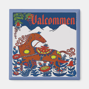 Valkomen, Schweden, Text bearbeiten Magnet