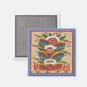 Valkomen, Schweden, Text bearbeiten Magnet (Vorderseite/Rückseite)