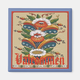 Valkomen, Schweden, Text bearbeiten Magnet