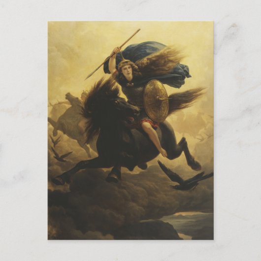 Valkyrie, 1865 (oil on canvas) postkarte (Vorderseite)