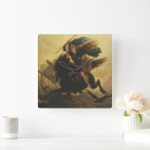 Valkyrie, 1865 (oil on canvas) quadratische wanduhr (Zuhause)