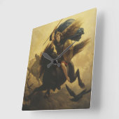 Valkyrie, 1865 (oil on canvas) quadratische wanduhr (Winkel)