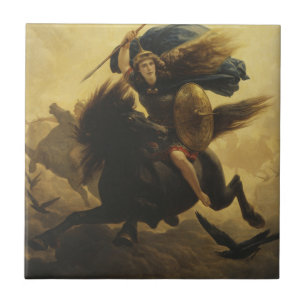 Valkyrie, 1865 (Öl auf Leinwand) Fliese