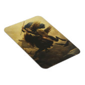 Valkyrie, 1865 (Öl auf Leinwand) Magnet (Rechte Seite)