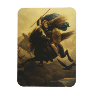 Valkyrie, 1865 (Öl auf Leinwand) Magnet