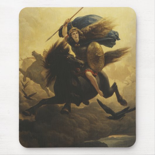 Valkyrie, 1865 (Öl auf Leinwand) Mousepad (Vorne)