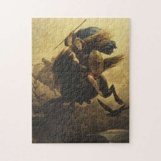 Valkyrie, 1865 (Öl auf Leinwand) Puzzle (Vertikal)