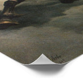 "Valkyrie" (1869) von Peter Nicolai Arbo Poster (Ecke)