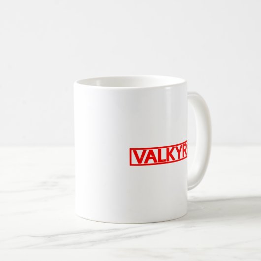Valkyrie-Briefmarke Kaffeetasse (VorderseiteRechts)