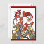 Valkyrie Fire Postcard Postkarte (Vorne/Hinten)