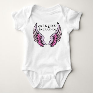 Valkyrie in ausbildenrosa baby strampler
