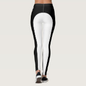 Valkyrie Marken-Leggings - Schwarzweiss Leggings (Rückseite)