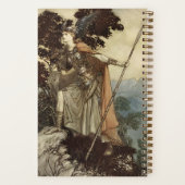 Valkyrie Norse Myth Wagner Rackham Dotted Journal Notizblock (Rückseite)