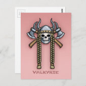 Valkyrie Postkarte (Vorne/Hinten)