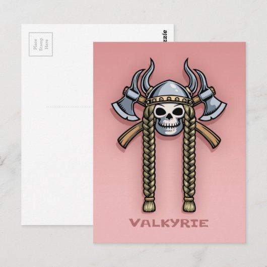 Valkyrie Postkarte (Vorne/Hinten)