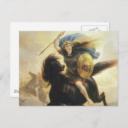 Valkyrie Postkarte (Vorne/Hinten)