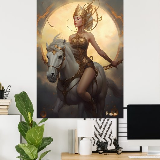 Valkyrie Sigrún Poster (Heimbüro)