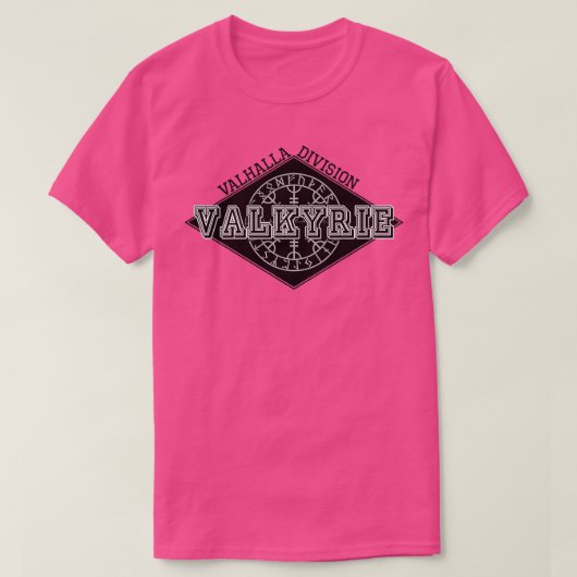 Valkyrie Viking Varsity Style T-Shirt (Design vorne)