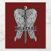 VALKYRIE WINGS WEINETIKETT (Einzelnes Label)