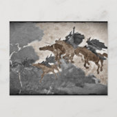 Valkyrien im Sturm Postkarte (Vorderseite)