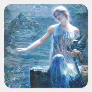 Valkyries Nachtwache Quadratischer Aufkleber