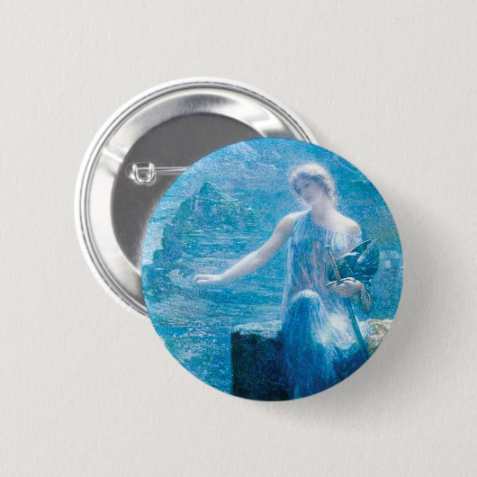 Valkyrie's Vigil von Edward Robert Hughes Button (Vorne & Hinten)