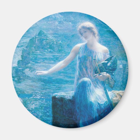 Valkyrie's Vigil von Edward Robert Hughes Magnet (Vorne)