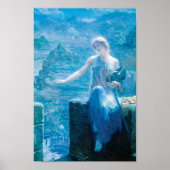 Valkyrie's Vigil von Edward Robert Hughes Poster (Vorne)