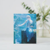 Valkyrie's Vigil von Edward Robert Hughes Postkarte (Stehend Vorderseite)