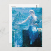 Valkyrie's Vigil von Edward Robert Hughes Postkarte (Vorne/Hinten)