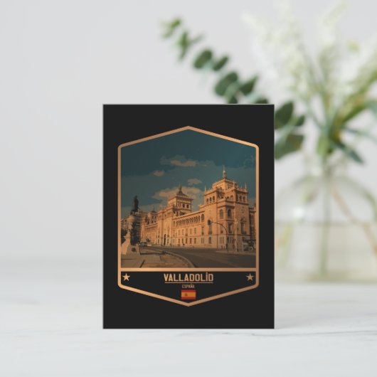 Valladolid Postkarte (Stehend Vorderseite)